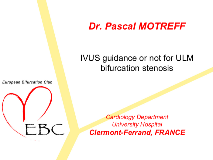 Read more about the article IVUS guidance or not for ULM bifurcation stenosis