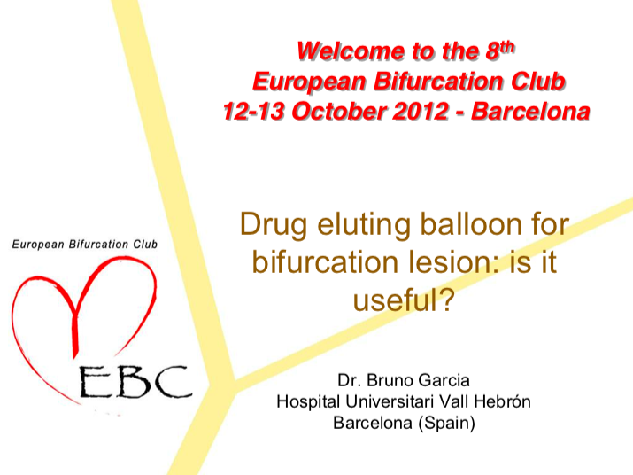 Read more about the article Drug eluting balloon for bifurcation lesion: is it useful?