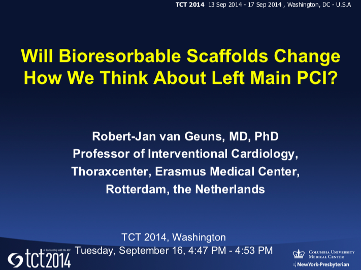 You are currently viewing Will Bioresorbable Scaffolds Change How We Think About Left Main PCI?