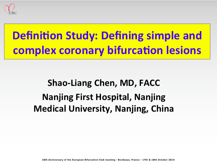 Read more about the article Definition Study: Defining simple and complex coronary bifurcation lesions