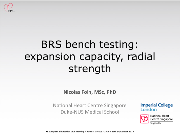 Read more about the article BRS bench testing: expansion capacity, radial strength