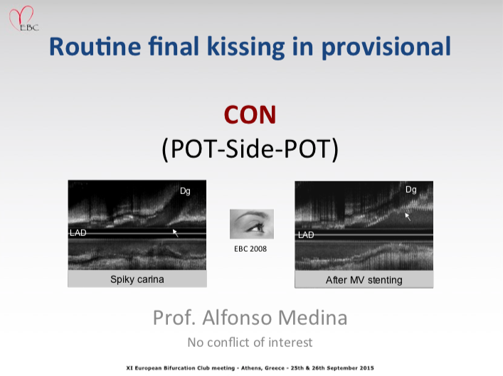 Read more about the article Routine final kissing in provisional CON (POT-Side-POT)