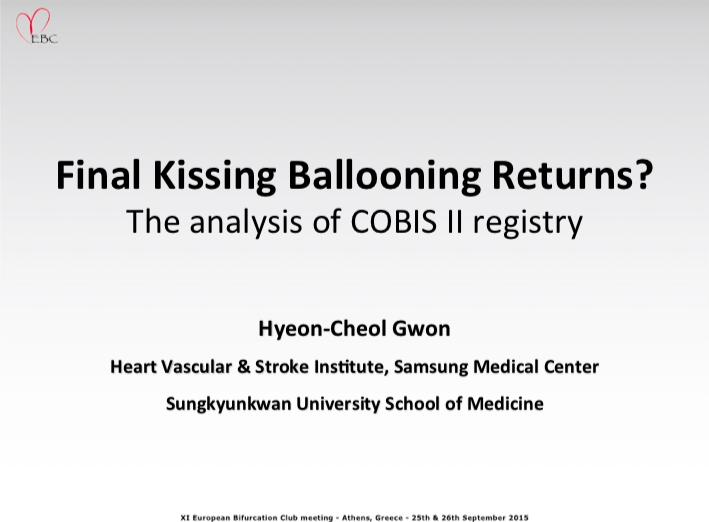 You are currently viewing Final Kissing Ballooning Returns? The analysis of COBIS II registry