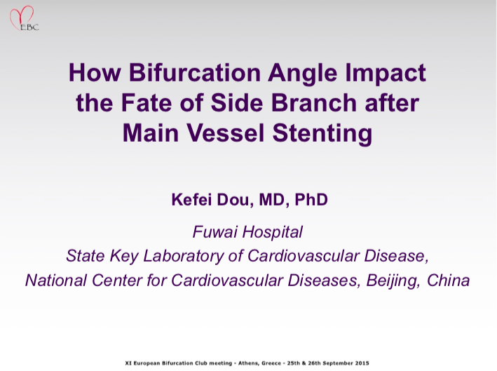 Read more about the article How Bifurcation Angle Impact the Fate of Side Branch after Main Vessel Stenting