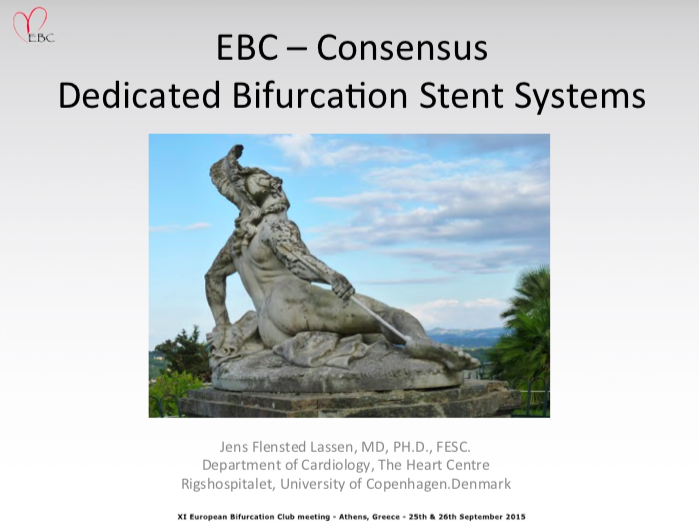 You are currently viewing EBC – Consensus Dedicated Bifurcation Stent Systems