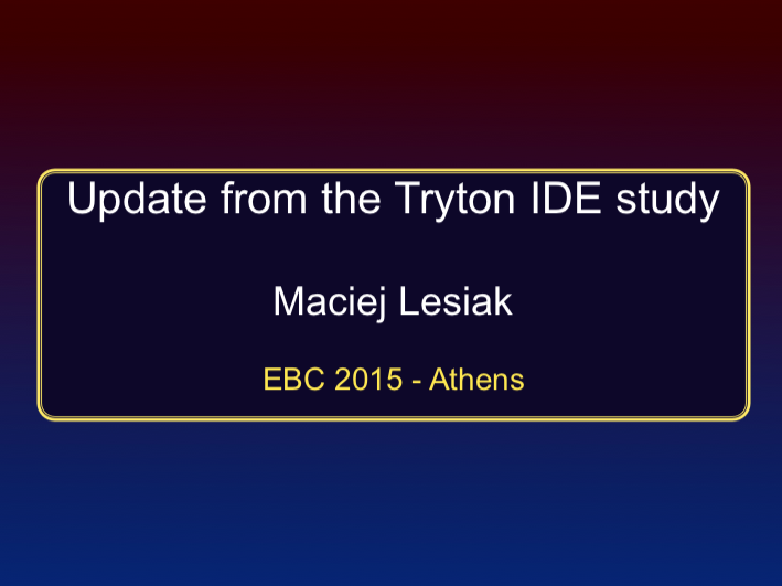 You are currently viewing Update from the Tryton IDE study