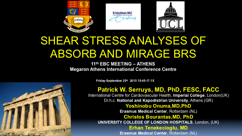 You are currently viewing Shear stress analyses of absorb and mirage brs