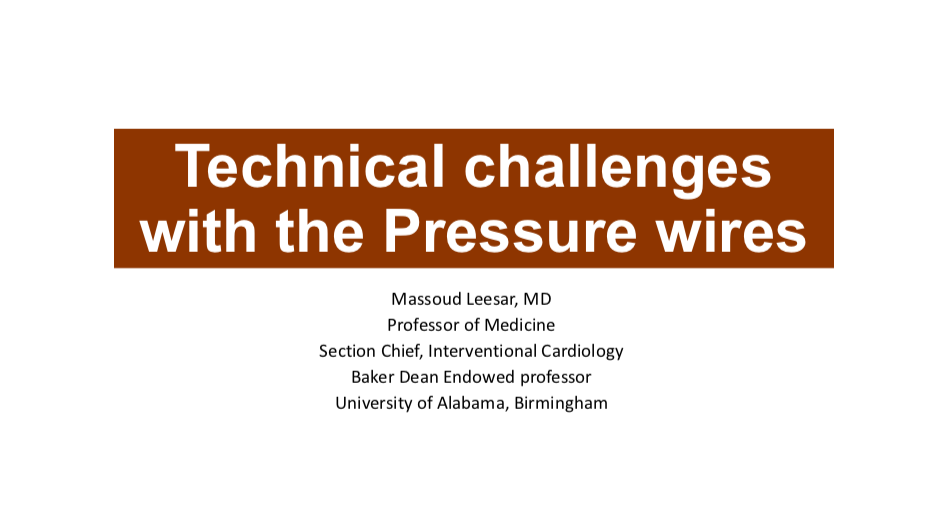 Read more about the article Technical challenges with the Pressure wires