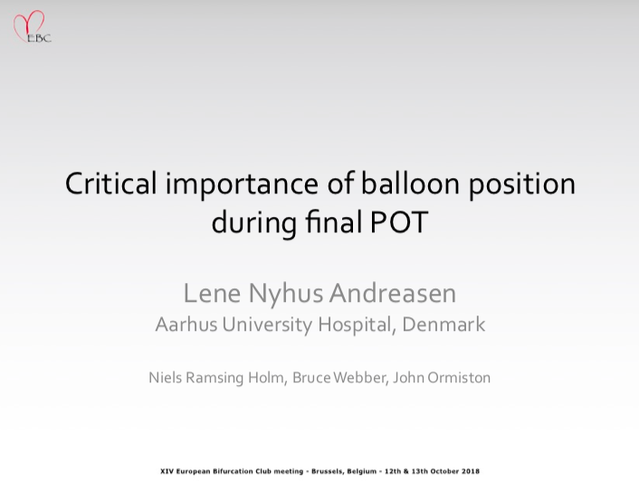 You are currently viewing Critical importance of balloon position during final POT