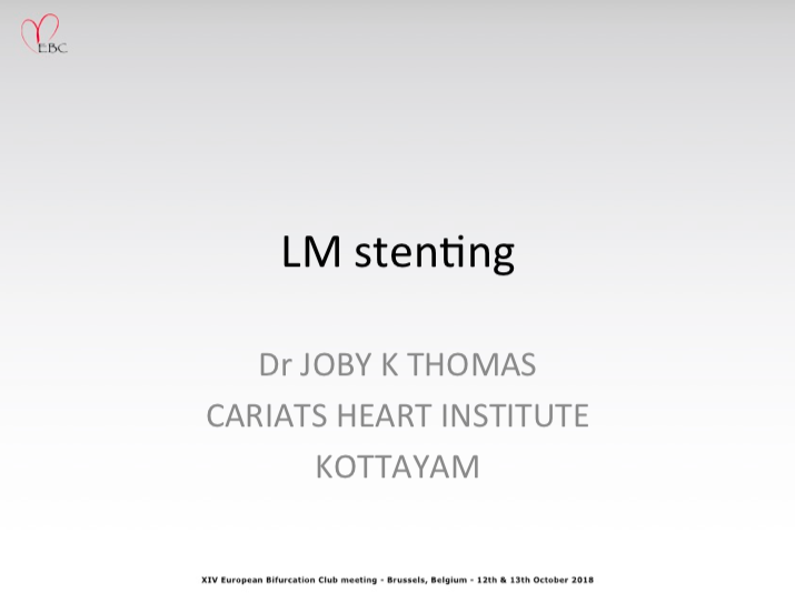 Read more about the article LM stenting