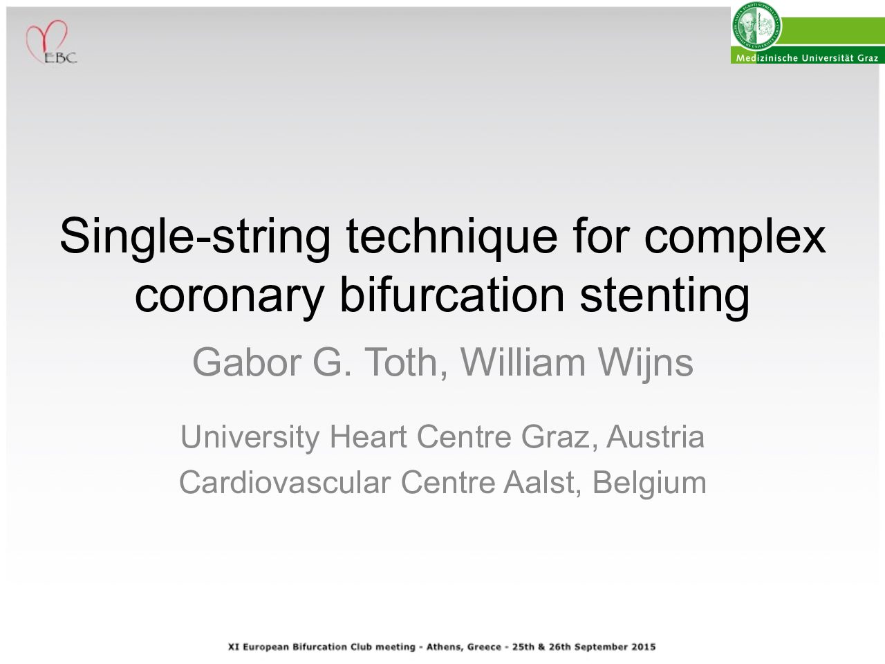 You are currently viewing Single-string technique for complex coronary bifurcation stenting