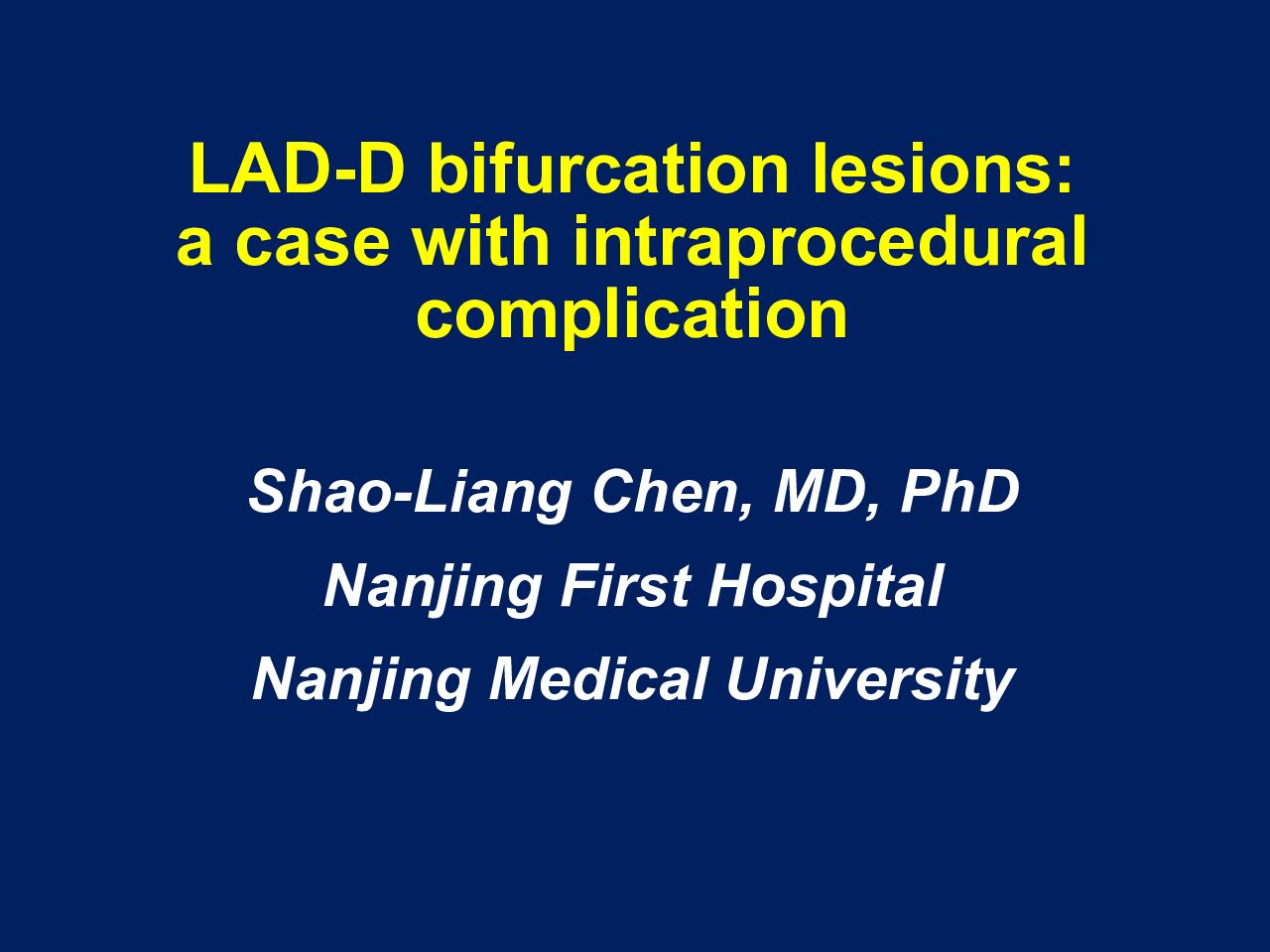 You are currently viewing LAD-D bifurcation lesions: a case with intraprocedural complication