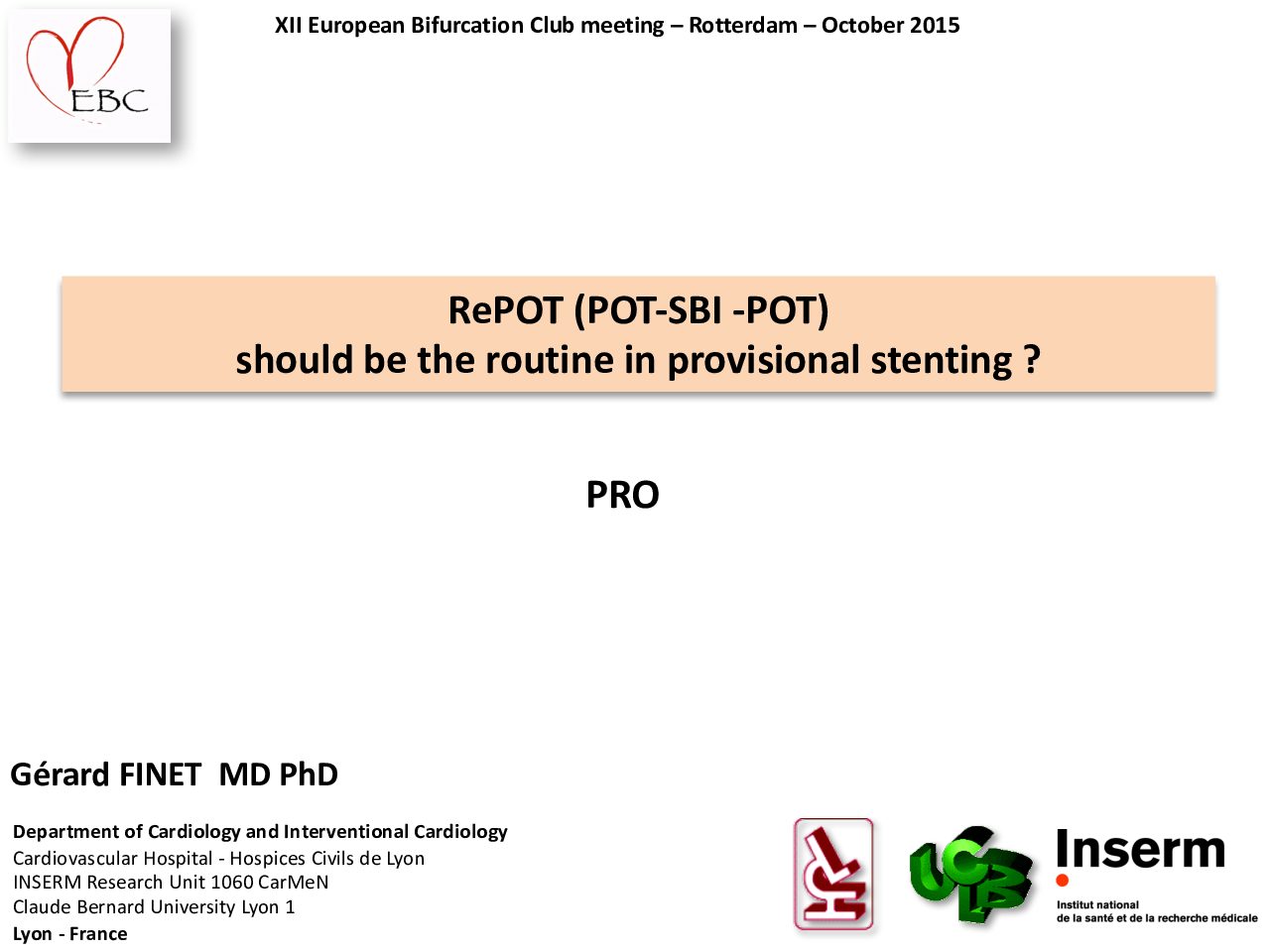 Read more about the article RePOT (POT-SBI-POT) should be the routine in provisional stenting – Pro