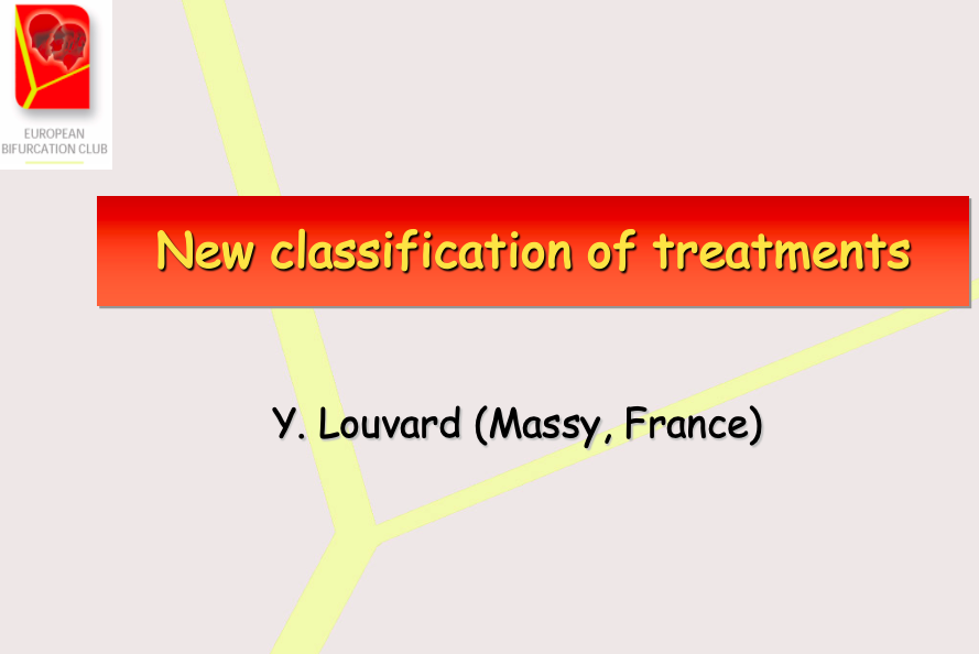 Read more about the article New classification of treatments