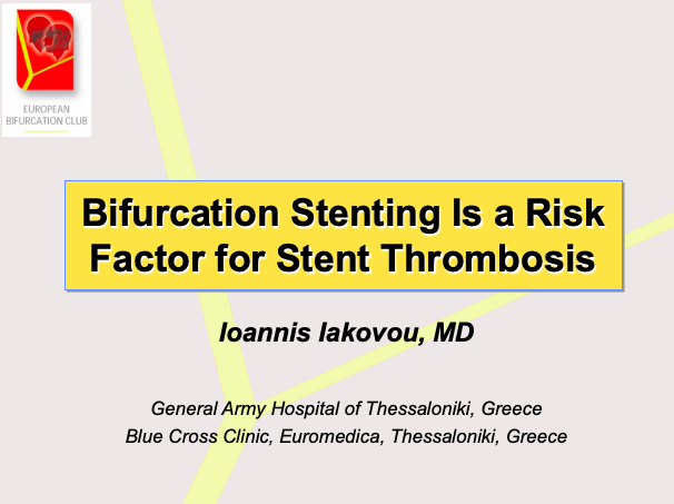Read more about the article Bifurcation Stenting Is a Risk Factor for Stent Thrombosis