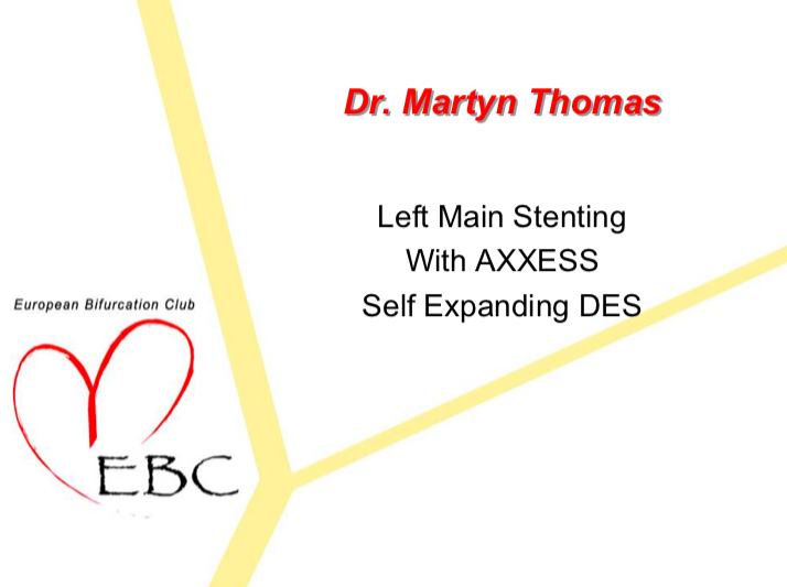 You are currently viewing Left Main Stenting With AXXESS Self Expanding DES