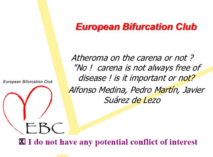 Read more about the article Atheroma on the carena or not ? “No ! carena is not always free of disease! is it important or not