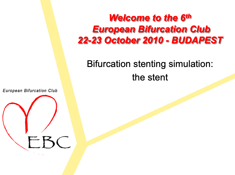 You are currently viewing Bifurcation stenting simulation: the stent