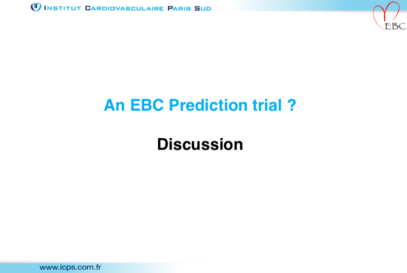 Read more about the article Discussion and EBC PREDICTION study