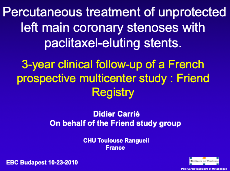 Read more about the article French multicentric left main at 3 years