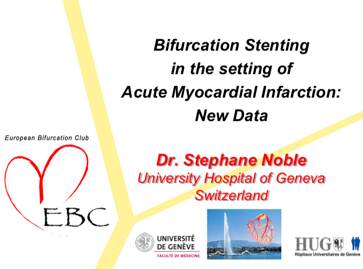 You are currently viewing Bifurcation stenting in the setting of AMI : new data