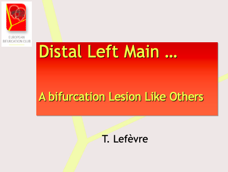 You are currently viewing Distal LM: a bifurcation lesion like others – Pro