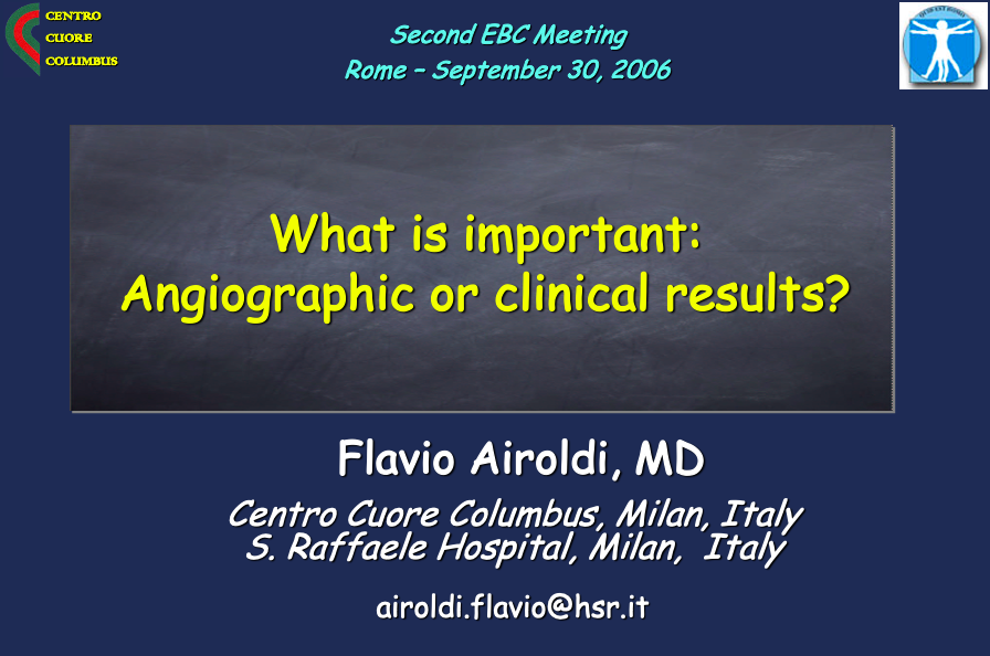 You are currently viewing What is important: Angiographic or clinical results?
