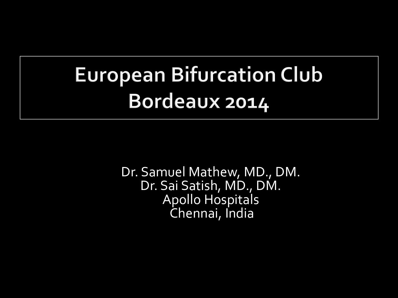 Read more about the article BVS in Bifurcation