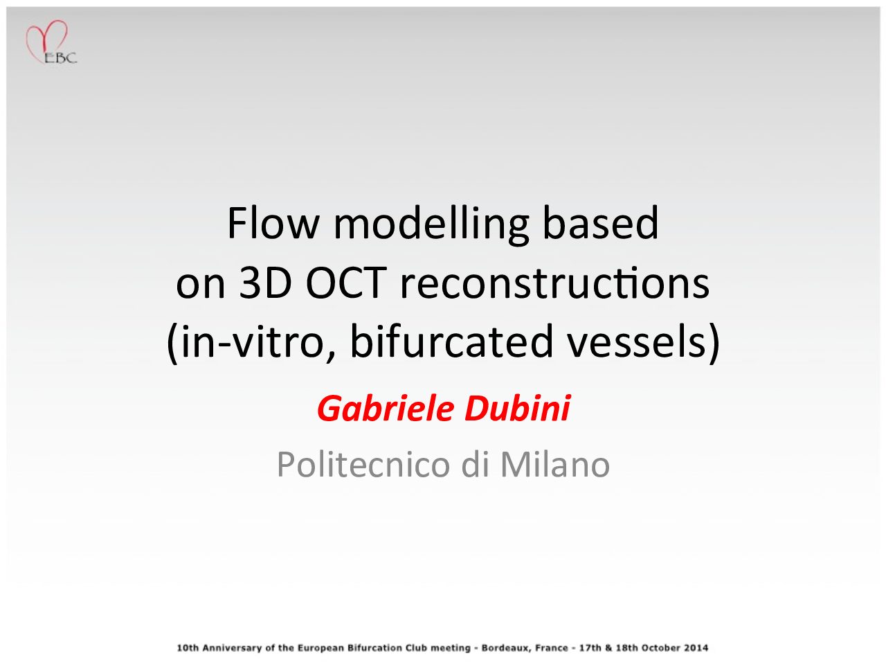 Read more about the article Flow Modeling based on 3D OCT reconstructions