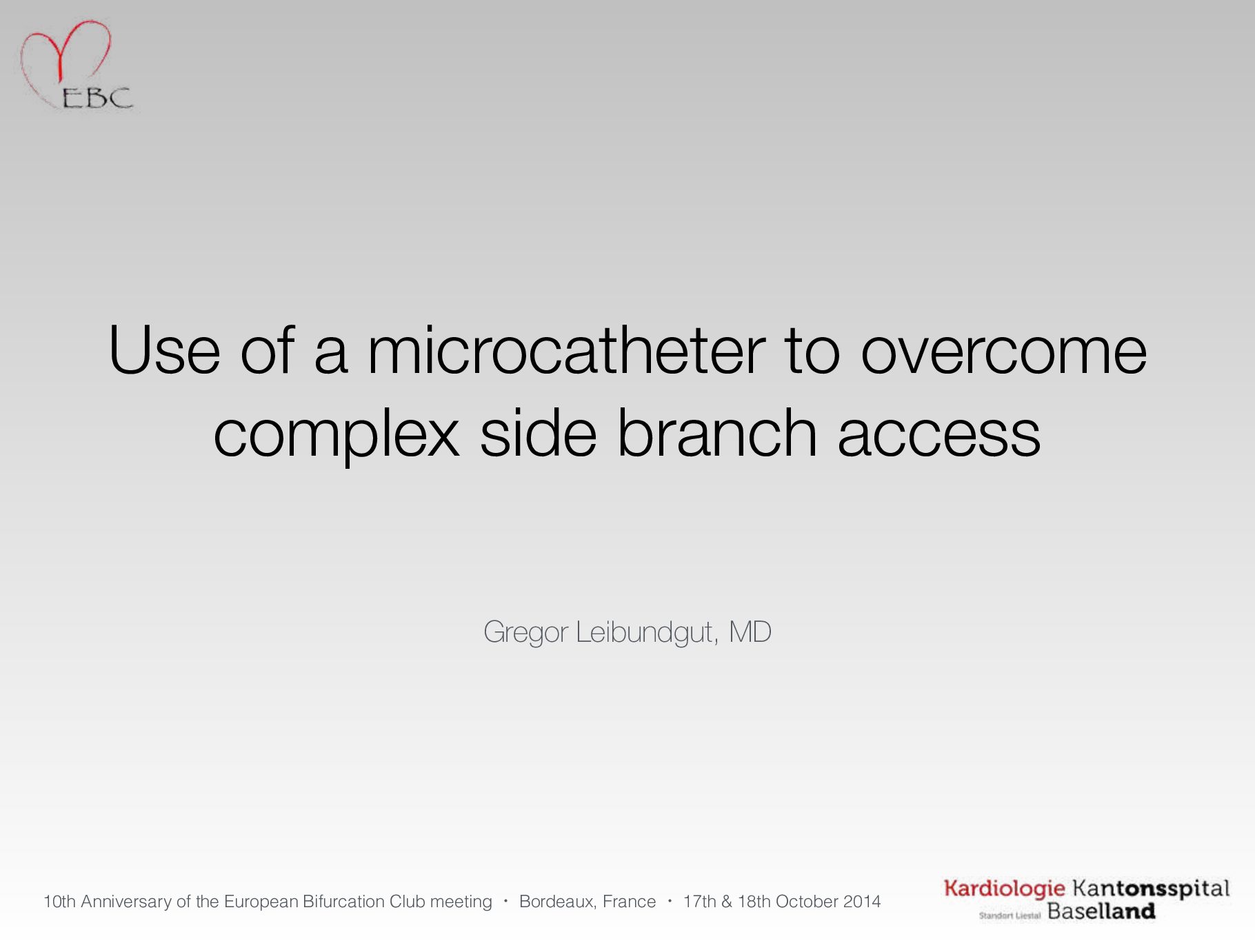 Read more about the article Use of a microcatheter to overcome complex side branch access