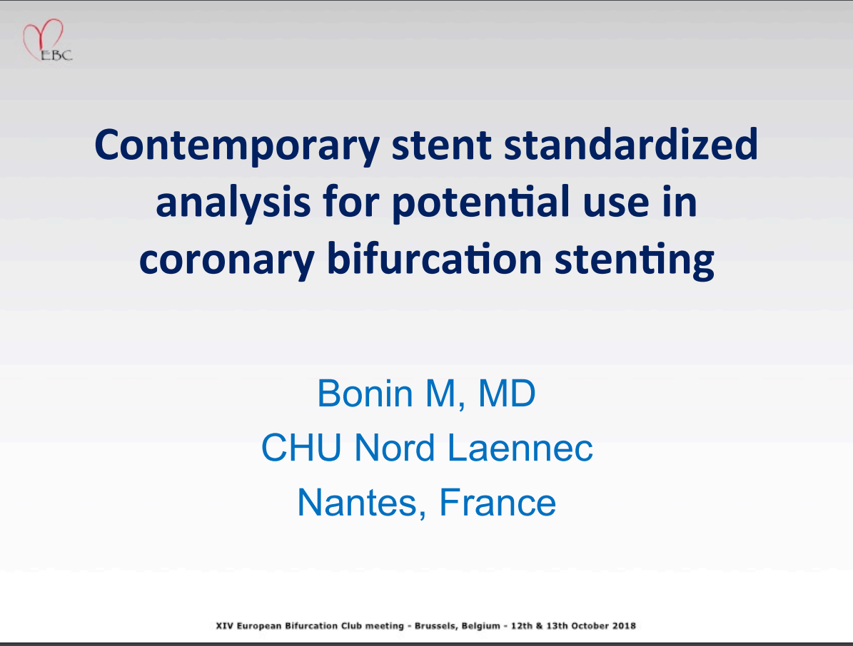 Read more about the article Contemporary stent standardized analysis for potential use in coronary bifurcation stenting