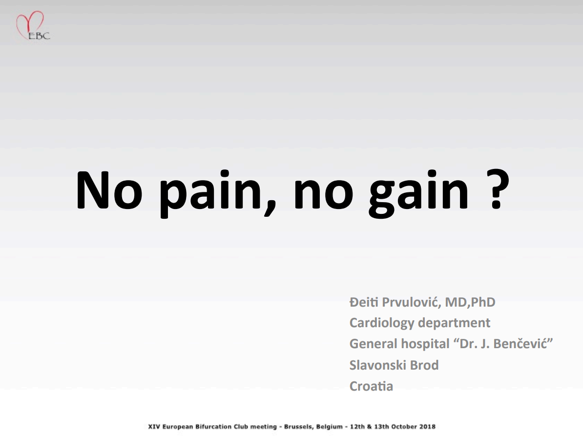 You are currently viewing No pain, no gain ?