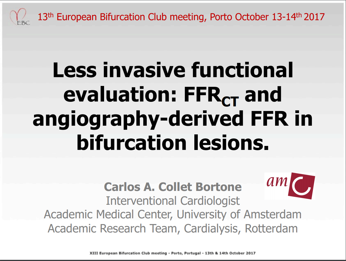 You are currently viewing Less invasive functional evaluation: FFRCT and angiography-derived FFR in bifurcation lesions.