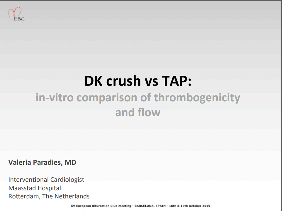 Read more about the article DK Crush vs tap. In vitro comparison of thrombogenicity and flow