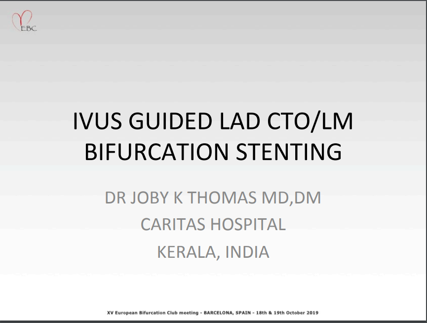 You are currently viewing Ivus guided LAD CTO/LM – bifurcation stenting