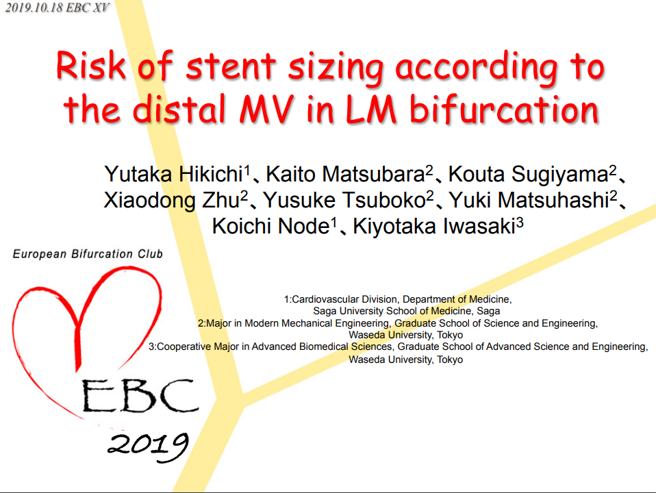 Read more about the article Risk of stent sizing according to the distal MV in LM bifurcation