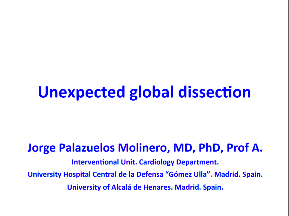 Read more about the article Unexpected Global Dissection