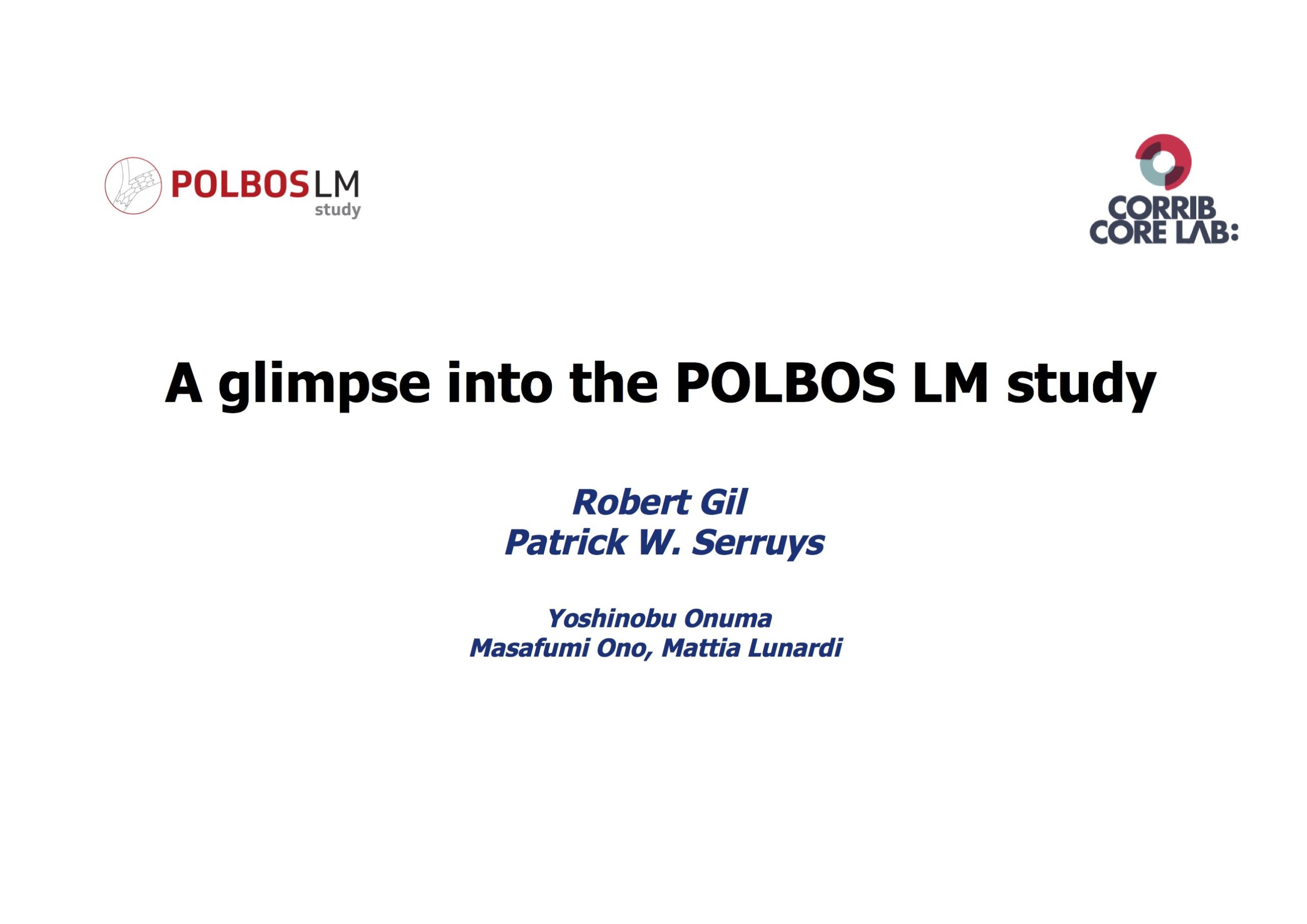 Read more about the article A glimpse into the POLBOS LM study – Pr Robert Gil