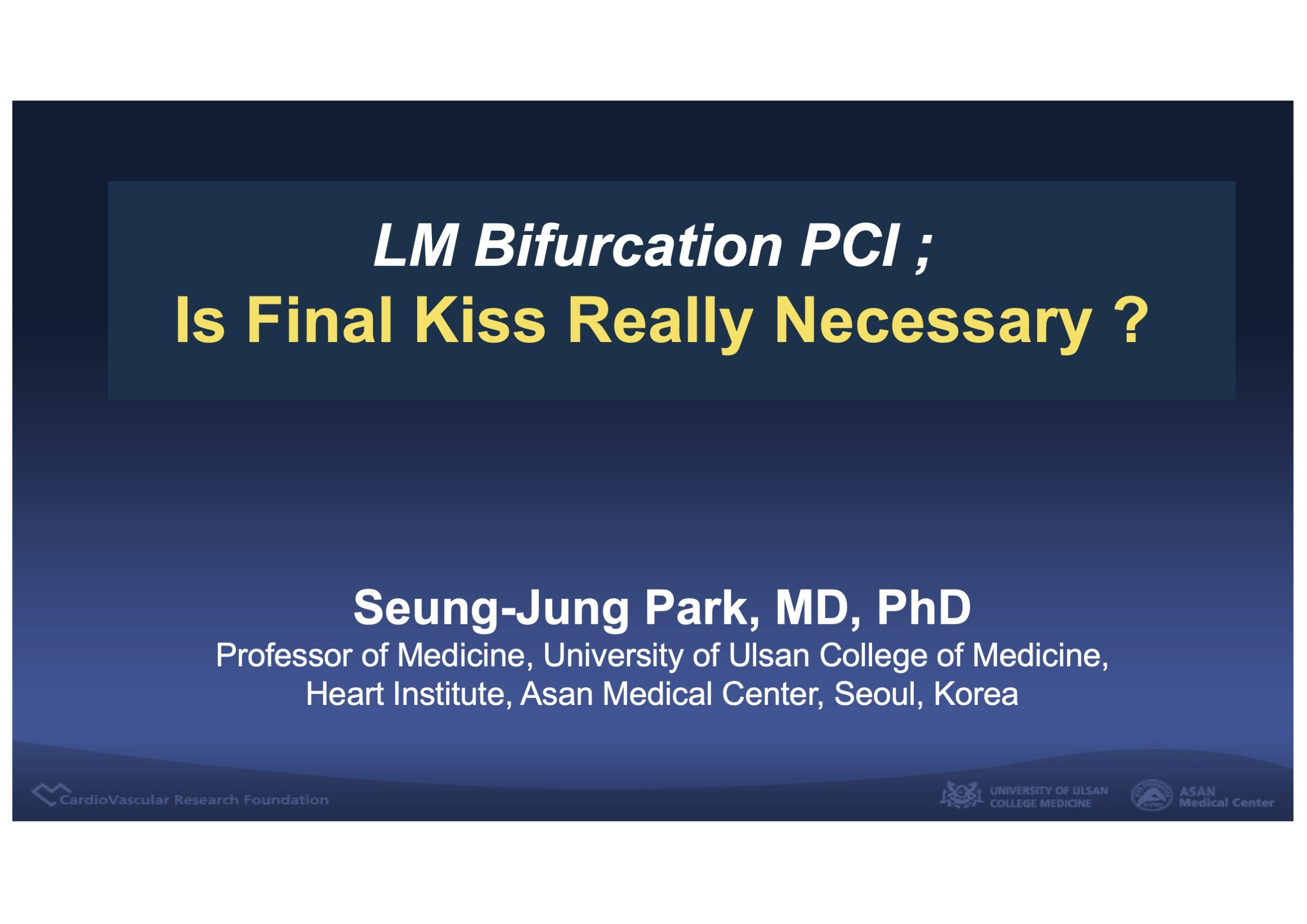 You are currently viewing Is Final kiss really necessary ? No – Dr S.J. Park